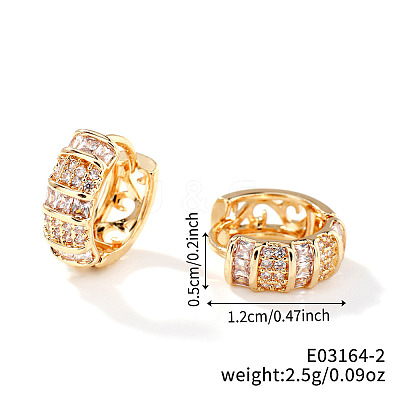 Brass Hoop Earrings HA0784-2-1
