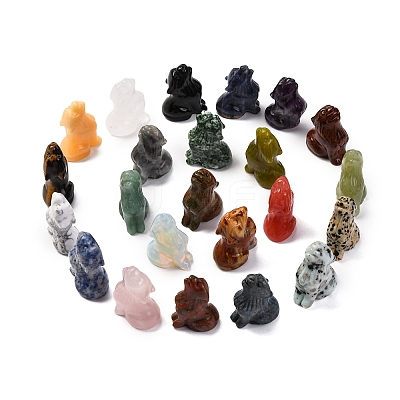 Natural & Synthetic Mixed  Gemstone Display Decorations DJEW-P019-A-1