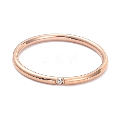 Ion Plating(IP) 304 Stainless Steel Finger Rings RJEW-J071-09-RG-1