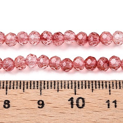 Transparent Glass Beads Strands X-GLAA-T023-4mm-A13-1