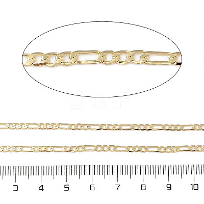 Rack Plating Brass Link Chains CHC-A010-04G-1