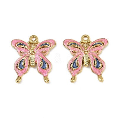 304 Stainless Steel Enamel Pendants STAS-L290-19B-G-1