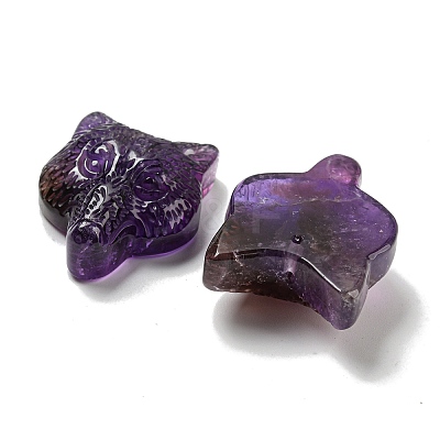 Natural Amethyst Pendants G-M417-07C-1