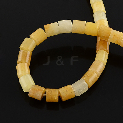 Natural Topaz Jade Stone Bead Strands X-G-R187-09-1