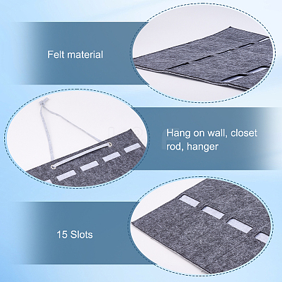 Sun Glasses Felt Storage Hanging Bag AJEW-WH20006-67B-1