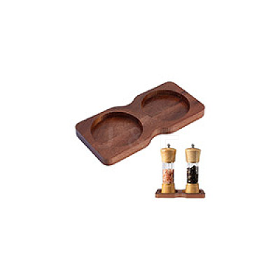 Wood Pepper Grinder Holder AJEW-WH0541-56-1