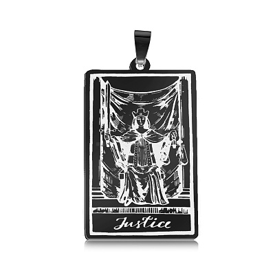 201 Stainless Steel Pendants STAS-S105-LA461-17-1