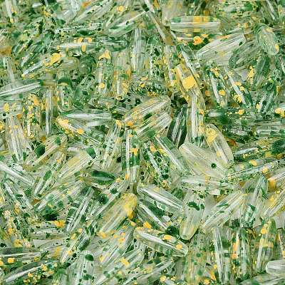 Picasso Transparent Glass Seed Beads SEED-N012-11H-1