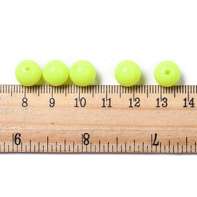 Fluorescent Acrylic Beads MACR-R517-10mm-01-1