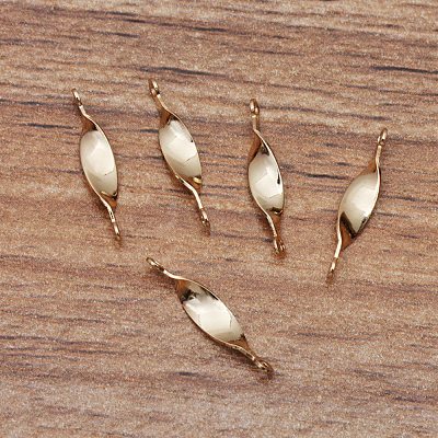 Brass Connector Charms KK-WH0053-03KCG-1