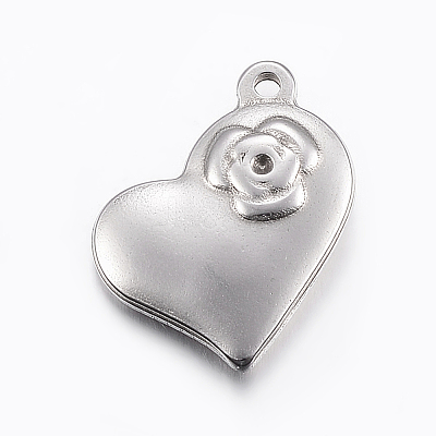 Tarnish Resistant 304 Stainless Steel Pendant Rhinestone Settings STAS-E421-069P-1