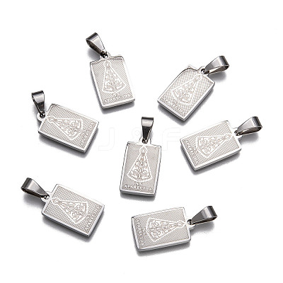 Non-Tarnish 304 Stainless Steel Pendants LS-STAS-M245-22P-1