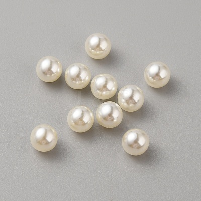 Plastic Imitation Pearl Beads KY-WH0048-27A-1