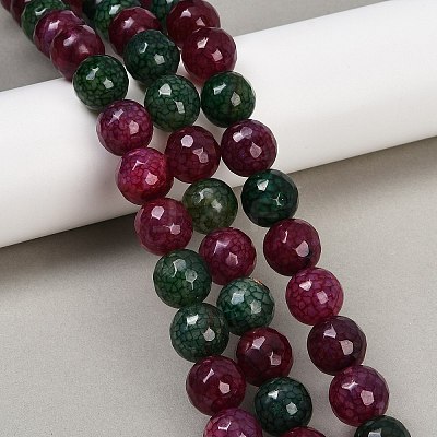 Natural Agate Beads Strands G-U029-B01-1