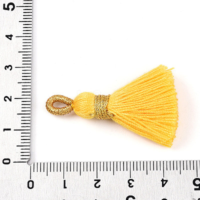Polycotton(Polyester Cotton) Tassel Pendant Decorations FIND-N006-01F-1