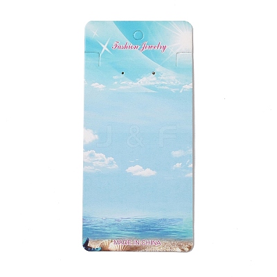 Rectangle Sky Earring Display Cards CDIS-P007-L01-1