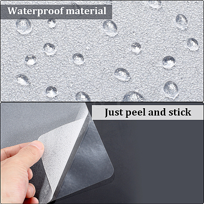 8Pcs 2 Styles PEVA Rubber Anti-Slip Hexagonal Phone Grip Tape Stickers for Phones AJEW-SP0002-64A-01-1