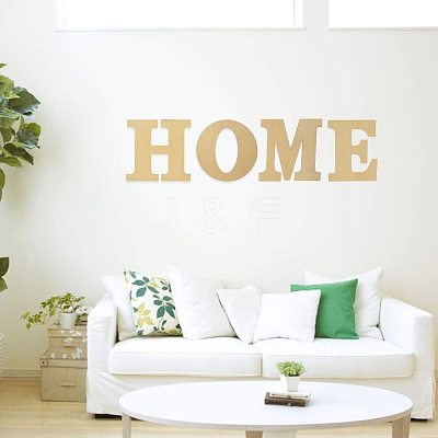 Letter Unfinished Wood Blank Cutouts DIY-ZX040-01O-1