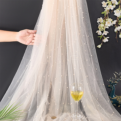 3 Yards Polyester Mesh Fabric DIY-WH0816-169E-1