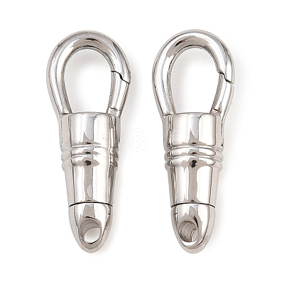 Tarnish Resistant 304 Stainless Steel Lobster Claw Clasps STAS-G192-24P-1