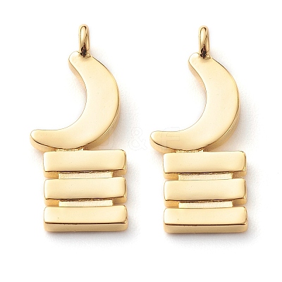 Brass Pendants KK-J278-21G-1