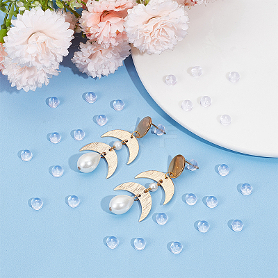 Clear Silicone Full-covered Ear Nuts FIND-SP0001-18A-1