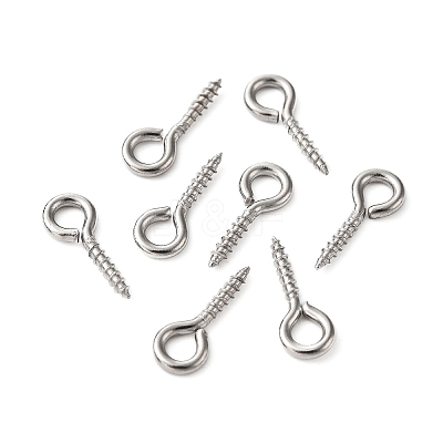 Tarnish Resistant 304 Stainless Steel Screw Eye Pin Peg Bails STAS-L234-165A-P-1