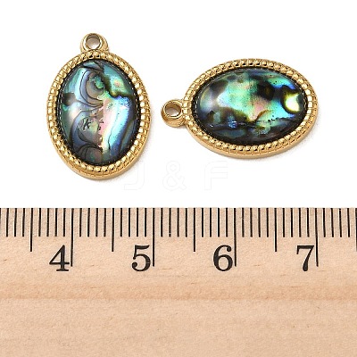 Natural Paua Shell Pendants STAS-G397-18G-02-1