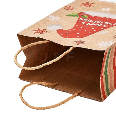Christmas Theme Rectangle Paper Bags CARB-F011-01A-1