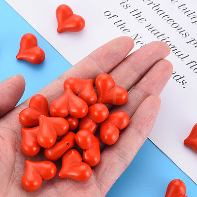 Opaque Acrylic Beads MACR-S373-70-AM-1