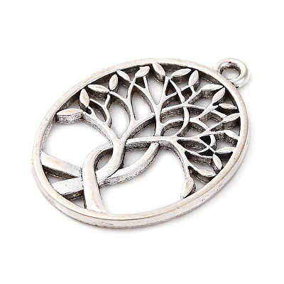 Tibetan Style Alloy Pendants FIND-A053-05A-AS-1