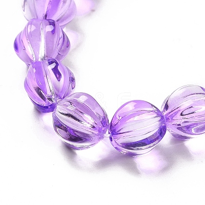 Transparent Glass Beads Strands GLAA-F114-02B-01-1