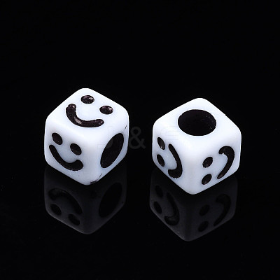 Opaque Acrylic Beads SACR-S273-43-1