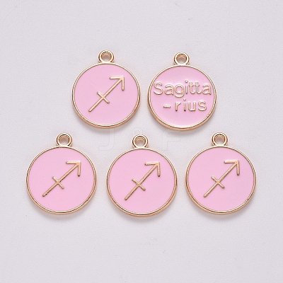 Alloy Enamel Pendants LS-X-ENAM-S124-01B-09F-1