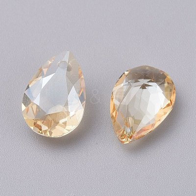 Glass Rhinestone Pendants RGLA-A024-H01-001GS-1