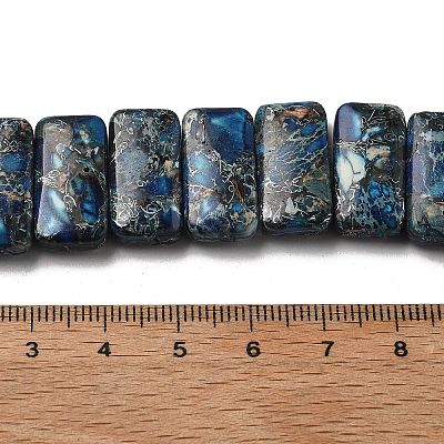 Synthetic Imperial Jasper Beads Strands G-Q050-A01-02-1