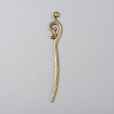 Alloy Hair Sticks MRMJ-WH0077-100M-AB-1