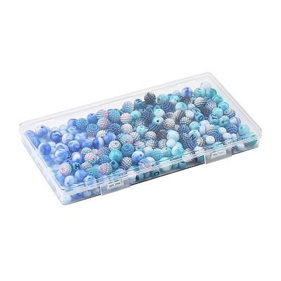 244Pcs Imitation Acrylic Beads Kits OACR-FS0004-07A-1