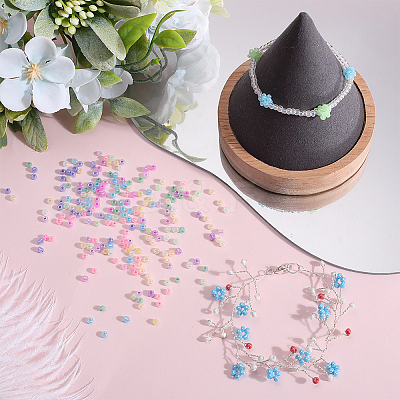 156G 12 Style 8/0 Glass Seed Beads SEED-SC0001-35A-1
