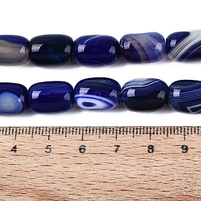 Natural Agate Beads Strands G-N356-02B-08-1