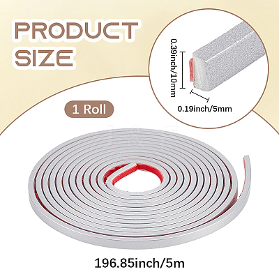 PVC Self-Adhesive Flexible Molding Trim DIY-WH20007-40B-04-1