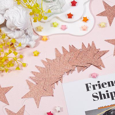 5Pcs Star Paper Flag Banners DIY-SP0003-82A-1
