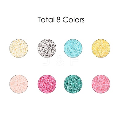 FGB 21500PCS 12/0 Grade A Round Glass Seed Beads SEED-JP0010-13-2mm-1