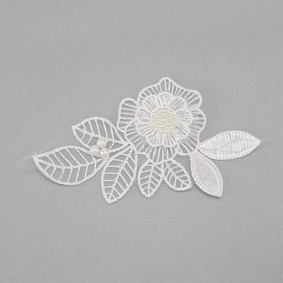 Milk Fiber Lace Embroidery Costume Accessories DIY-WH0019-52-1