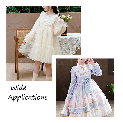 2-Layer Pleated Satin Organza Ribbons PJ-TAC0004-02F-1