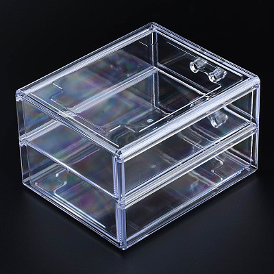 Double Layer Polystyrene Plastic Bead Storage Containers CON-N011-043-1