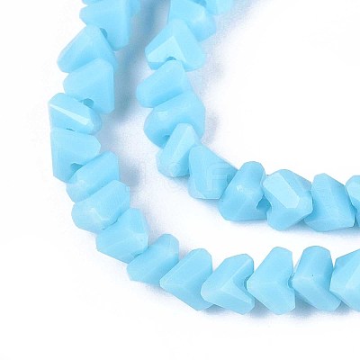 Opaque Glass Beads Strands GLAA-N019-4mm-18-1