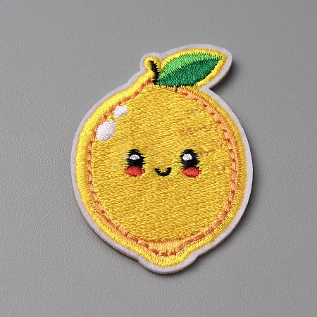 Summer Theme Polyester Computerized Embroidery Cloth Iron on/Sew on Patches PATC-WH0010-07H-1