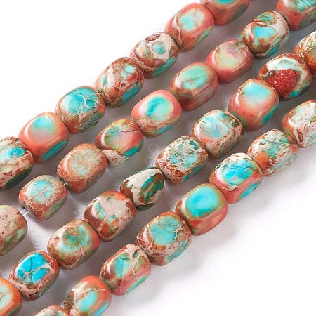 Natural Regalite/Imperial Jasper/Sea Sediment Jasper Beads Strands X-G-Z008-01D-1