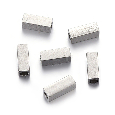 Tarnish Resistant 201 Stainless Steel Beads STAS-P223-08P-1